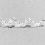 Air Jordan 4 Retro (PS) - White/Fire Red
