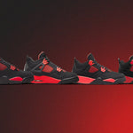 Air Jordan 4 Retro (TD) "Red Thunder" - Black/Red