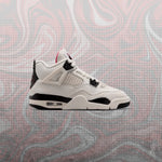 Air Jordan 4 Retro OG 'Flight Club' (GS) - Sail/Black/University Red