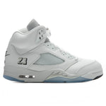 Air Jordan 5 Retro 'White Metallic' - White/Black/Metallic Silver