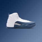 Air Jordan 12 Retro 'French Blue'  - White/French Blue/Metallic Silver