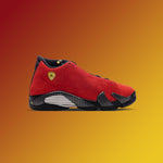 Air Jordan 14 Retro (GS) 'Ferrari' - Challenge Red/Vibrant Yellow/Black