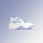Air Jordan 4 Retro  'Aluminum' (PS) - White/Aluminum/Blue Tint/Oil Green