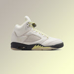 Women's Air Jordan 5 Retro - Sail/Luminous Green/Anthracite