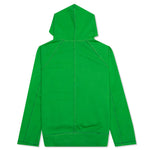 Raw Edge Hoodie - Green/Green