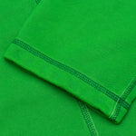 Raw Edge Hoodie - Green/Green