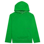 Raw Edge Hoodie - Green/Green