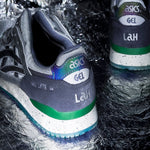 Asics x SneakerLAH x HUNDRED% Gel-Lyte III - Piedmont Grey/Shamrock Green