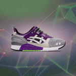 Asics x Sneaker Freaker x Atmos Asics Gel-Lyte III OG - Sheet Rock/Gentry Purple