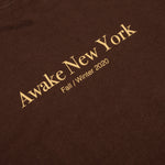 Awake Classic Outline Logo S/S Tee - Brown