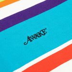 Awake Embroidered Logo L/S Striped Tee - Lime Green