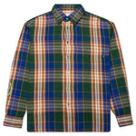 Awake Heavyweight Barbed Wire Back Flannel - Green
