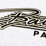 Flocked Logo T-Shirt - Mottled Grey