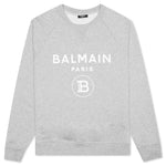 Printed Sweatshirt - Mottled Grey