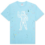 BB Astro Splattered S/S Knit - Sky Blue