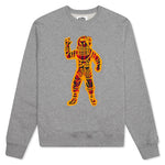 BB Plaid Naut Crew - Heather Grey
