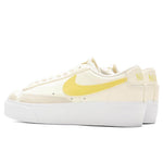 Women's Blazer Low Platform - Pale Ivory/Saturn Gold/White