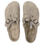 Boston Shearling Suede Leather - Taupe