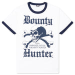 Old Skull Trim Tee - White/Navy