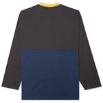 Heavyweight Embroidered Paneled Shirt - Black