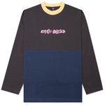 Heavyweight Embroidered Paneled Shirt - Black