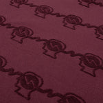Running Head Textured Stripe L/S Shirt - Burgundy