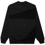 Sunflower Asymmetrical Paneled Crewneck - Black