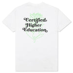 Higher Education Tee - White
