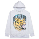Chinatown Beware Sketch Hoodie - Ash Grey