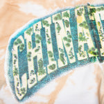 Chinatown Island Arc Sweatshorts - Tan Tie-Dye