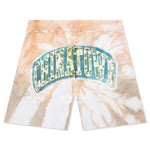 Chinatown Island Arc Sweatshorts - Tan Tie-Dye