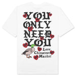 Chinatown Never Be Alone Bear T-Shirt - White