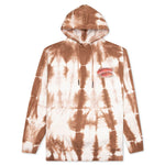 Chinatown Pop Rocket Tie-Dye Hoodie - Brown Tie-Dye