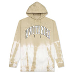 Chinatown Reverse Arc Tie-Dye Hoodie - Tan
