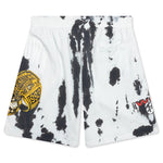 Chinatown Smiley Champions 3 Rings Tie-Dye Sweatshorts - Grey