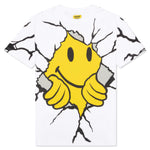 Chinatown Smiley Dry Wall Breaker Tee - White
