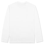 Comme Des Garcons SHIRT L/S Logo Tee - White