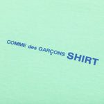 Comme Des Garcons SHIRT Logo L/S Tee - Green
