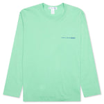 Comme Des Garcons SHIRT Logo L/S Tee - Green