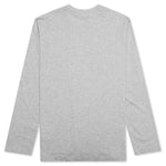 Comme Des Garcons SHIRT Logo L/S Tee - Grey