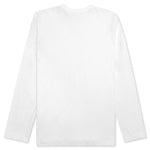Comme Des Garcons SHIRT Logo L/S Tee - White