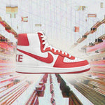 Comme des Garcons Homme Plus x Nike Terminator High SP - White/University Red