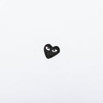 Little Black Heart Polo Shirt - White