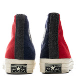 Chuck 70 Hi - Red/Blue/Black