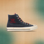 Converse x Barriers Chuck 70 Hi - Black/Fiery Red