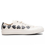 Converse x Comme Des Garcons PLAY All Star Chuck '70 Ox Multi Heart - Milk/Black