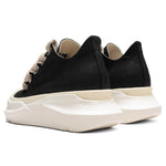 Denim Jumbo Laces Abstract Low Sneaks - Black/Milk