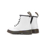 Toddler 1460 Patent Leather Boots - White Patent Lamper