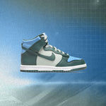 Dunk High (GS) - Deep Jungle/University Gold/Light Silver