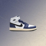 Air Jordan 1 Retro High OG 'Rare Air' (PS) - White/Black/Neutral Grey/Deep Royal Blue